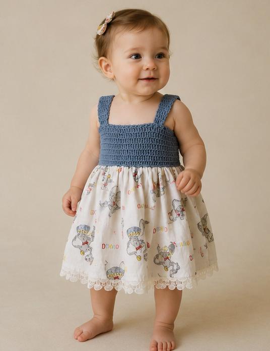 Dumbo Dreams Crochet Dress